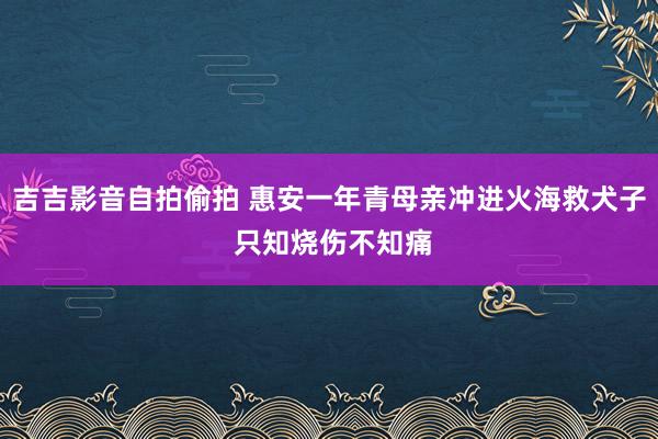 吉吉影音自拍偷拍 惠安一年青母亲冲进火海救犬子 只知烧伤不知痛