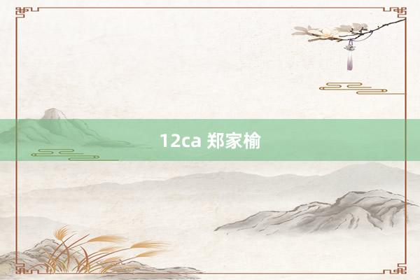 12ca 郑家榆